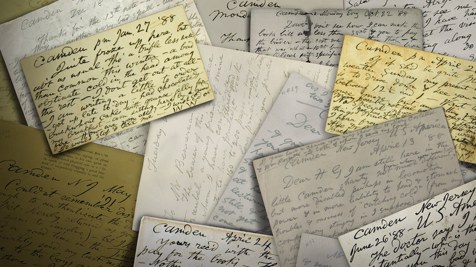 Handwritten letters; links to news story
