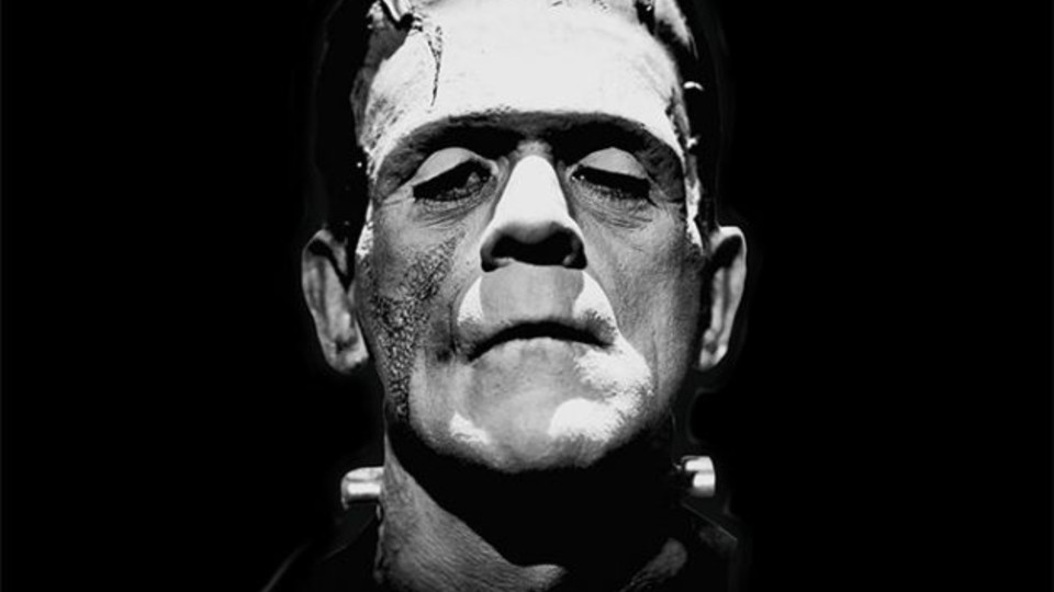 Frankenstein's monster from the 1940s film; links to news story
