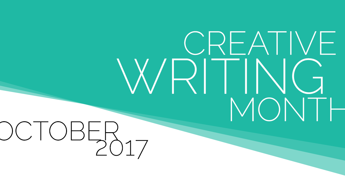 Creative Writing Month advertisement 2017