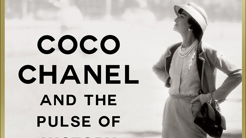 Cover image from the book MADEMOISELLE - COCO CHANEL AND THE PULSE OF HISTORY; links to news story