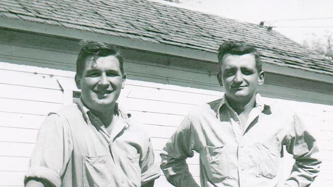 Ervin Krause, left, and his brother, Gerald.