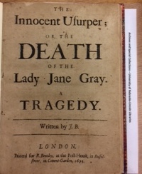 photo of title page of The Innocent Usurper