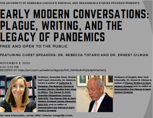 Early Modern Conversations: Plague, Writing, and the Legacy of Pandemics