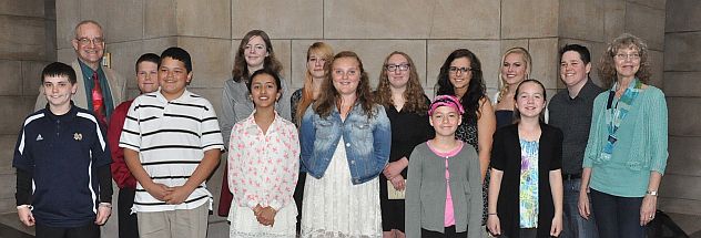 2014 Student Poets at the NE state Capitol