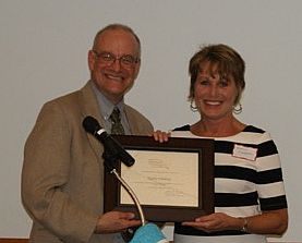 Kathy Fleming receives Administrative support award