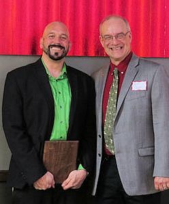 Jeff Grinvalds, Teacher of the year with Robert Brooke