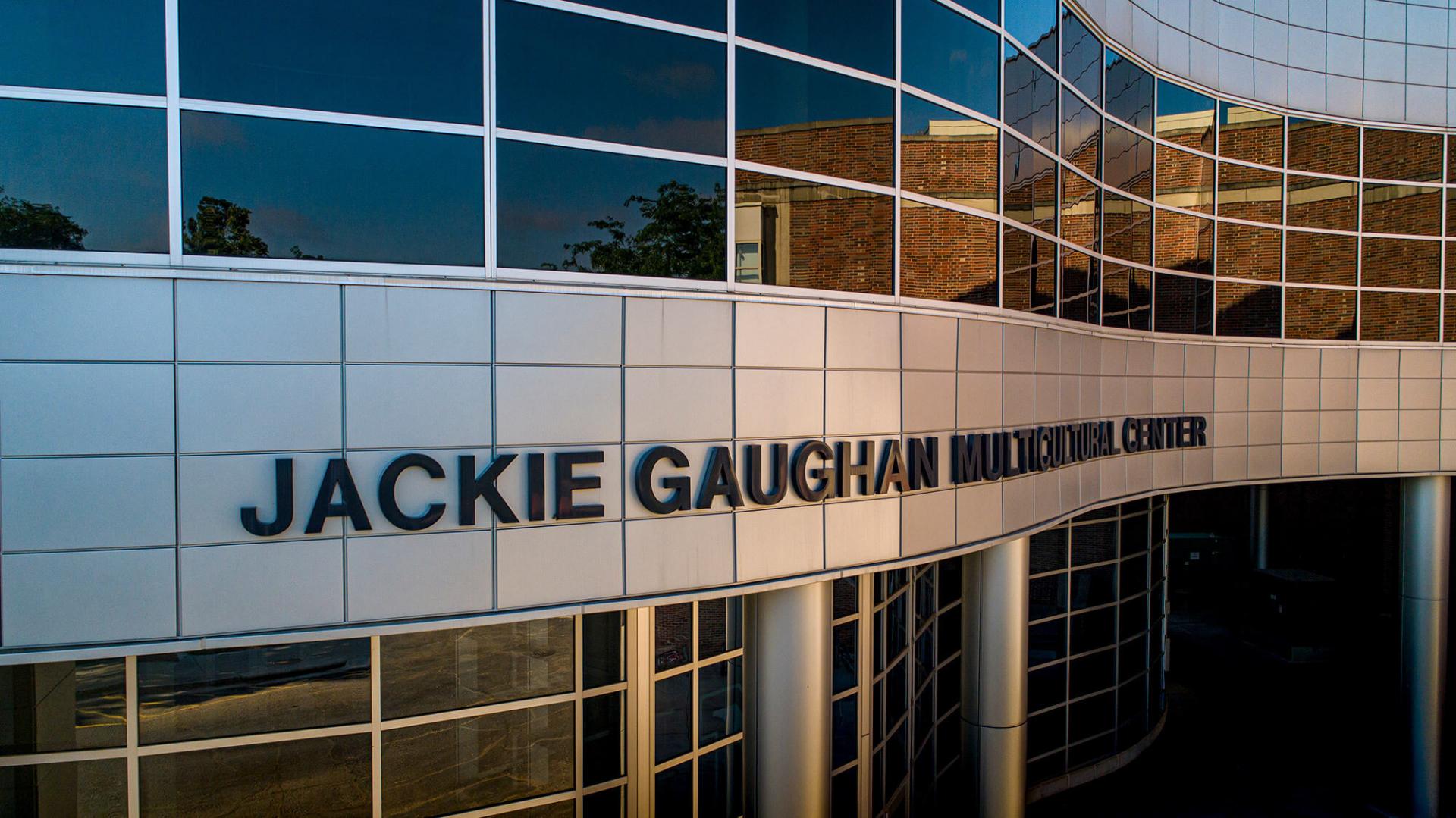 Facade of Jackie Gaughan center