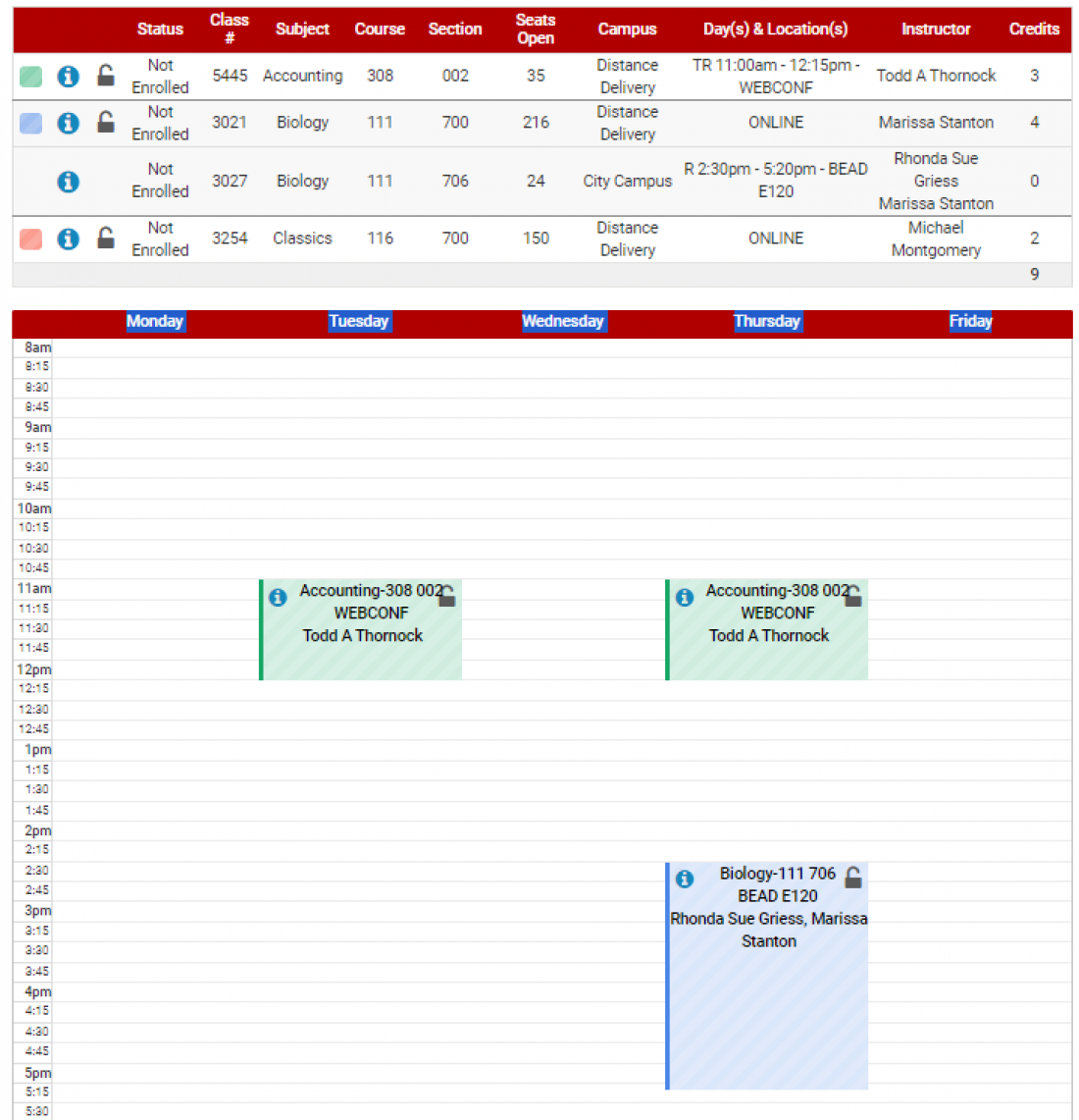 web conferencing calendar