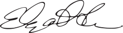 Elizabeth Spiller's signature