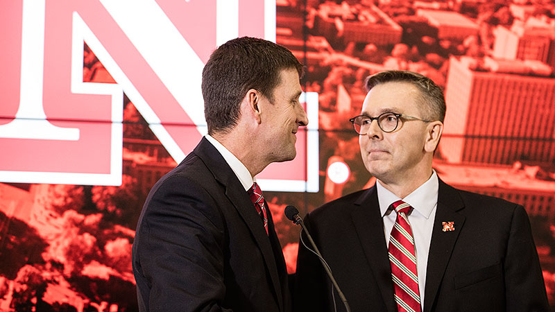 NU President Hank Bounds announces Ronnie Green as the new UNL Chancellor