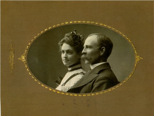 woman and man in half profile