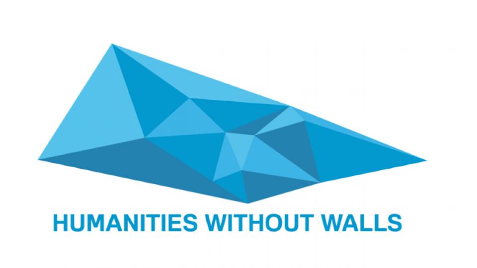 Humanities Without Walls Logo; links to news story