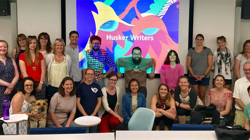 Participants at the first Husker Writers summer workshop
