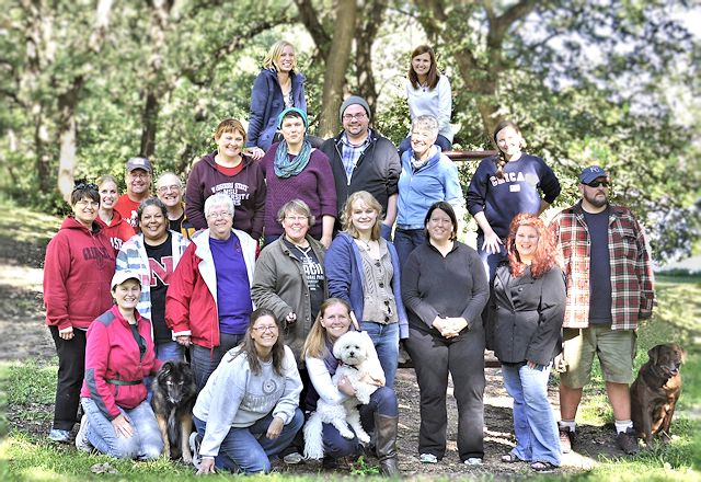 Participants at the Nebraska Writing Project's annual Platte River Writing Retreat