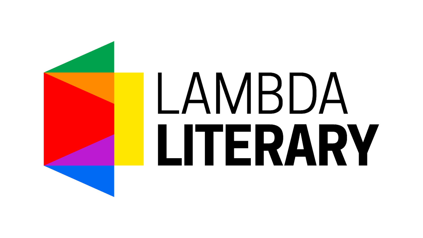 Lambda Literary logo; links to news story