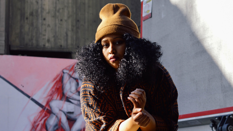 Photo of Warsan Shire by Amaal Said; links to news story