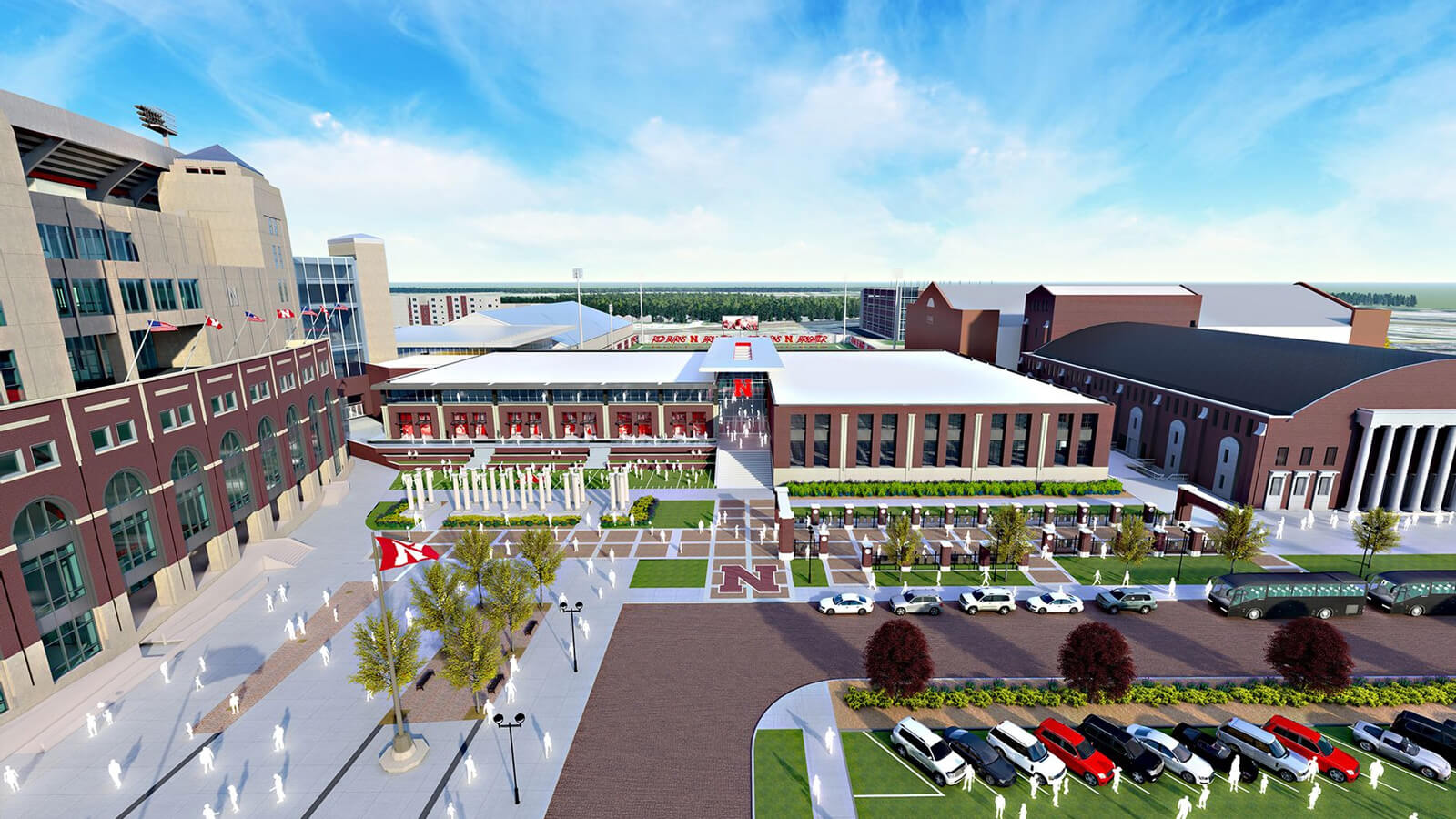 Rendering of Go Big Athletic Facility