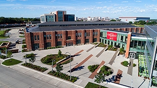 Aerial view of Nebraska Innovation Campus.