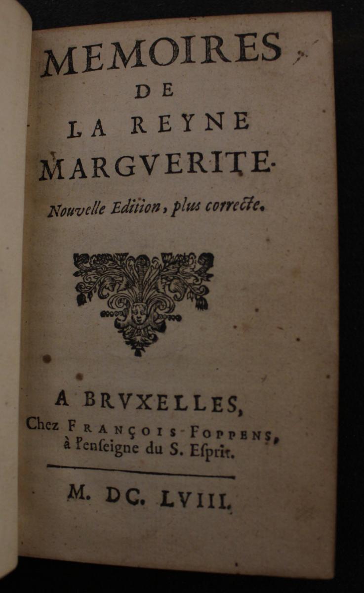 Photo of Marguerite Valois's book