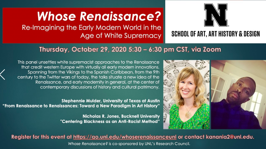 Whose Renaissance?: Re-Imagining the Early Modern World in the Age of White Supremacy