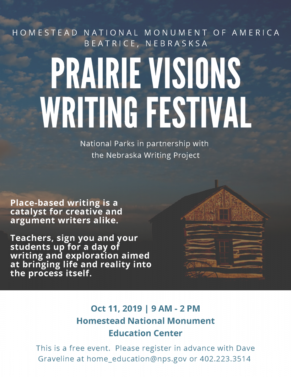 Prairie Visions Writing Festival Flyer
