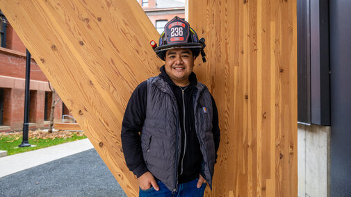 Landon Chao is a volunteer firefighter/EMT with Crete Fire & Rescue