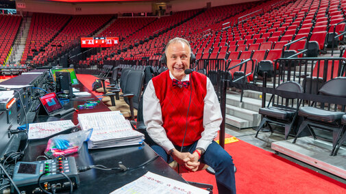 Husker Radio commentator Kent Pavelka. 