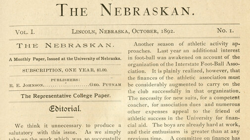 the_nebraskan_first_issue