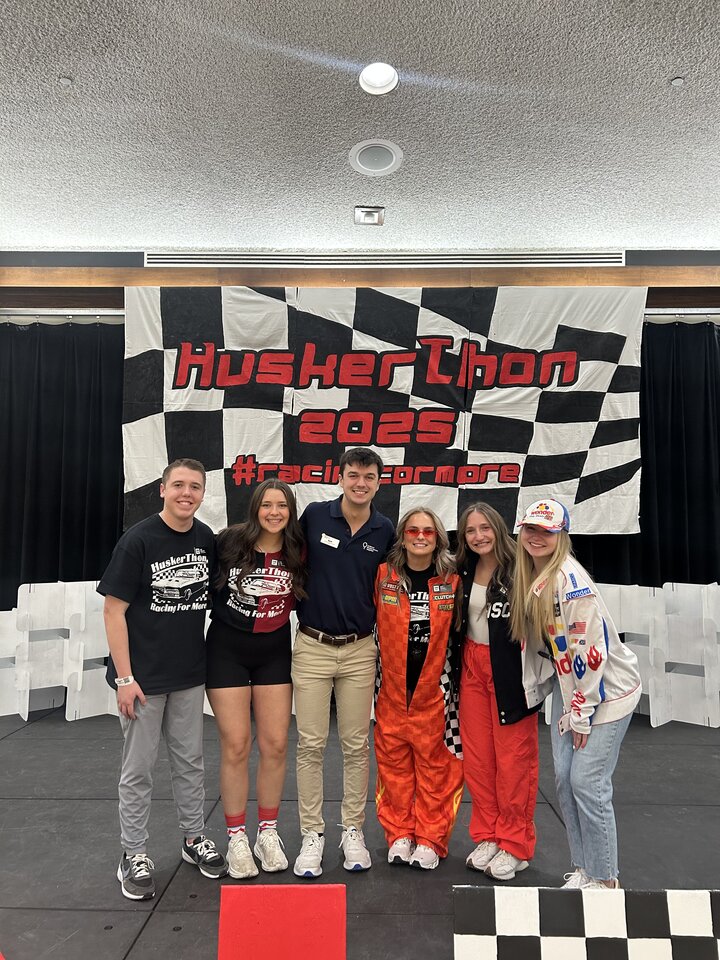Alex McMurchie at the 2025 HuskerThon. 