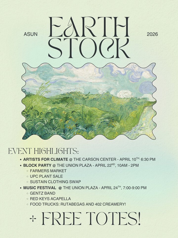 An events program and schedule for Earthstock 2026.
