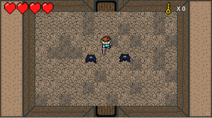 A screenshot of a game Parker worked on in game dev club. 