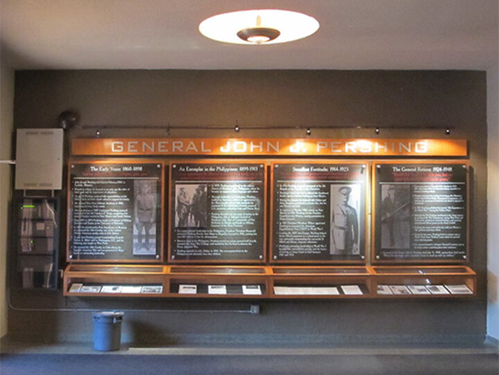 Pershing Memorial Display