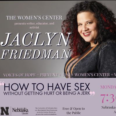Jaclyn Friedman: How to Have Sex Without Getting Hurt or Being a Jerk Flyer