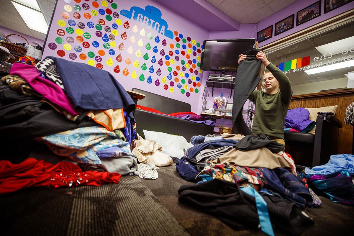 Photo Credit: Image of student folding clothes