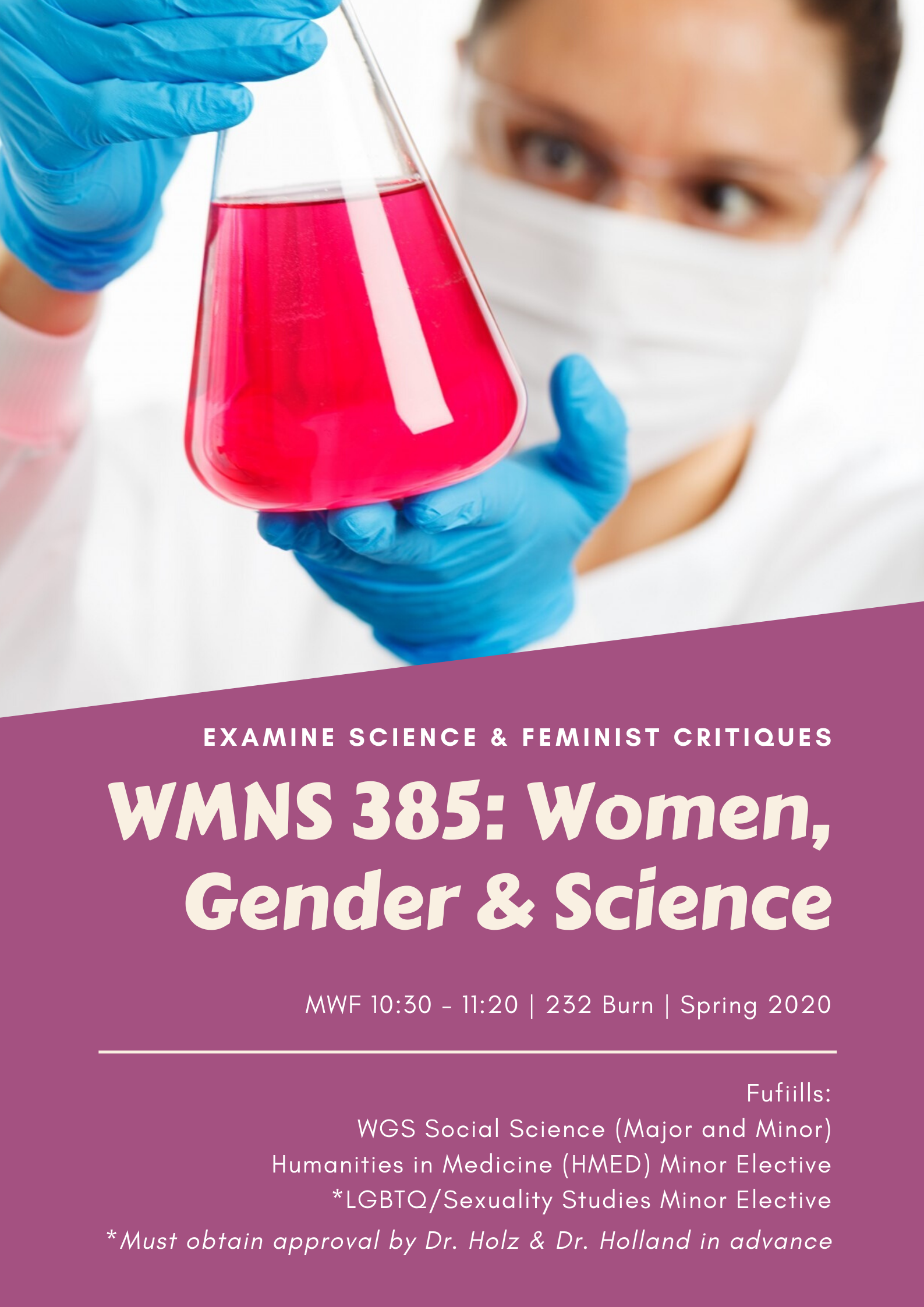 WMNS 385: Women, Gender, & Science - Spring 2020