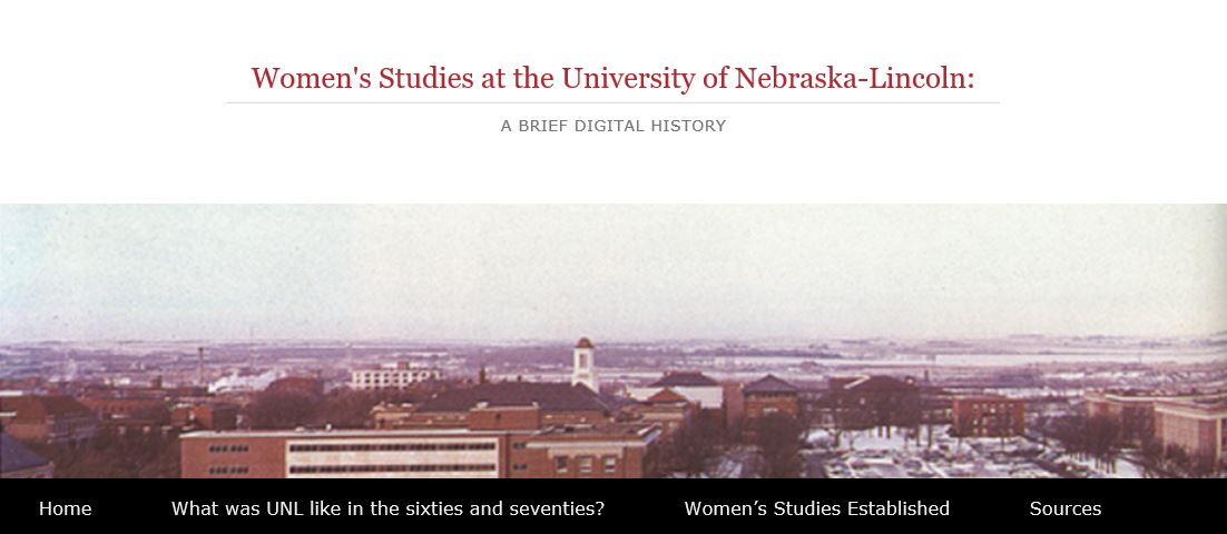 A Digital History of "Women's Studies" at the University of Nebraska-Lincoln
